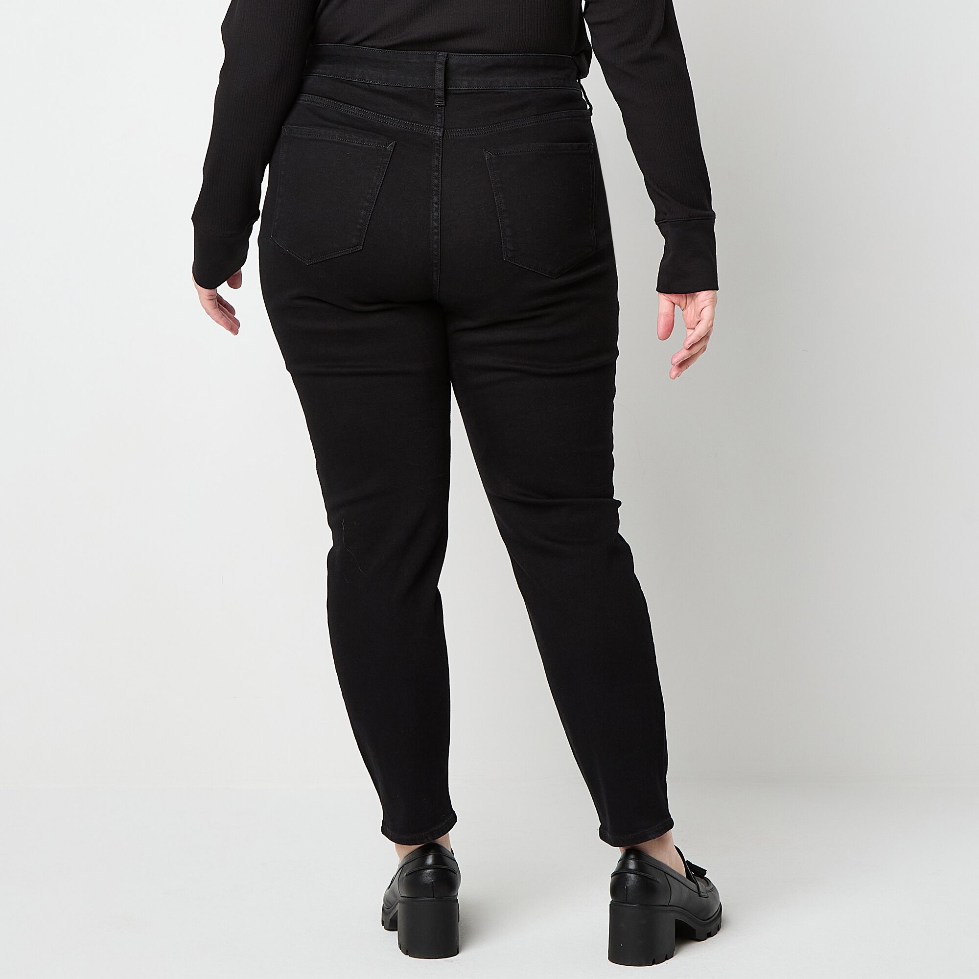 a.n.a Womens Plus High Rise Skinny Fit Jean