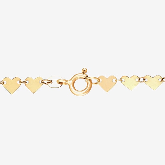 Gold Addiction Womens 14K Gold 18 Inch Link Necklace