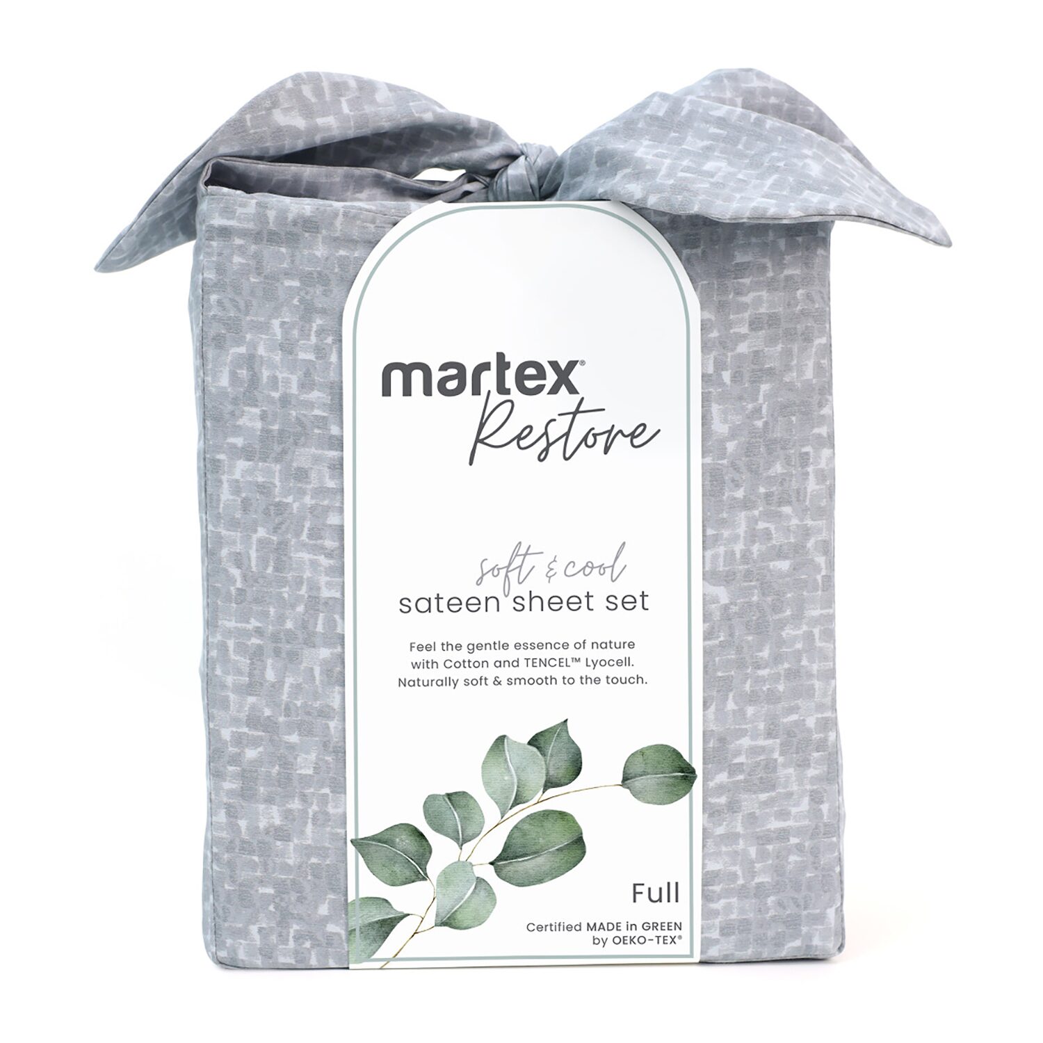 Martex Restore Echo 300tc Wrinkle Resistant Temperature Regulating Sheet Set