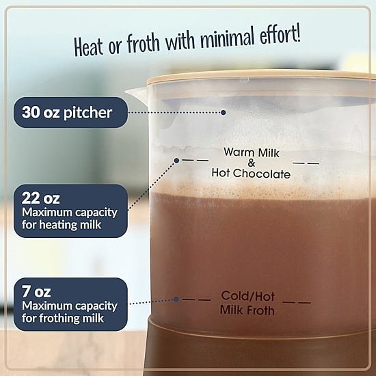 Nostalgia FHCM4BR Frother & Hot Chocolate Maker