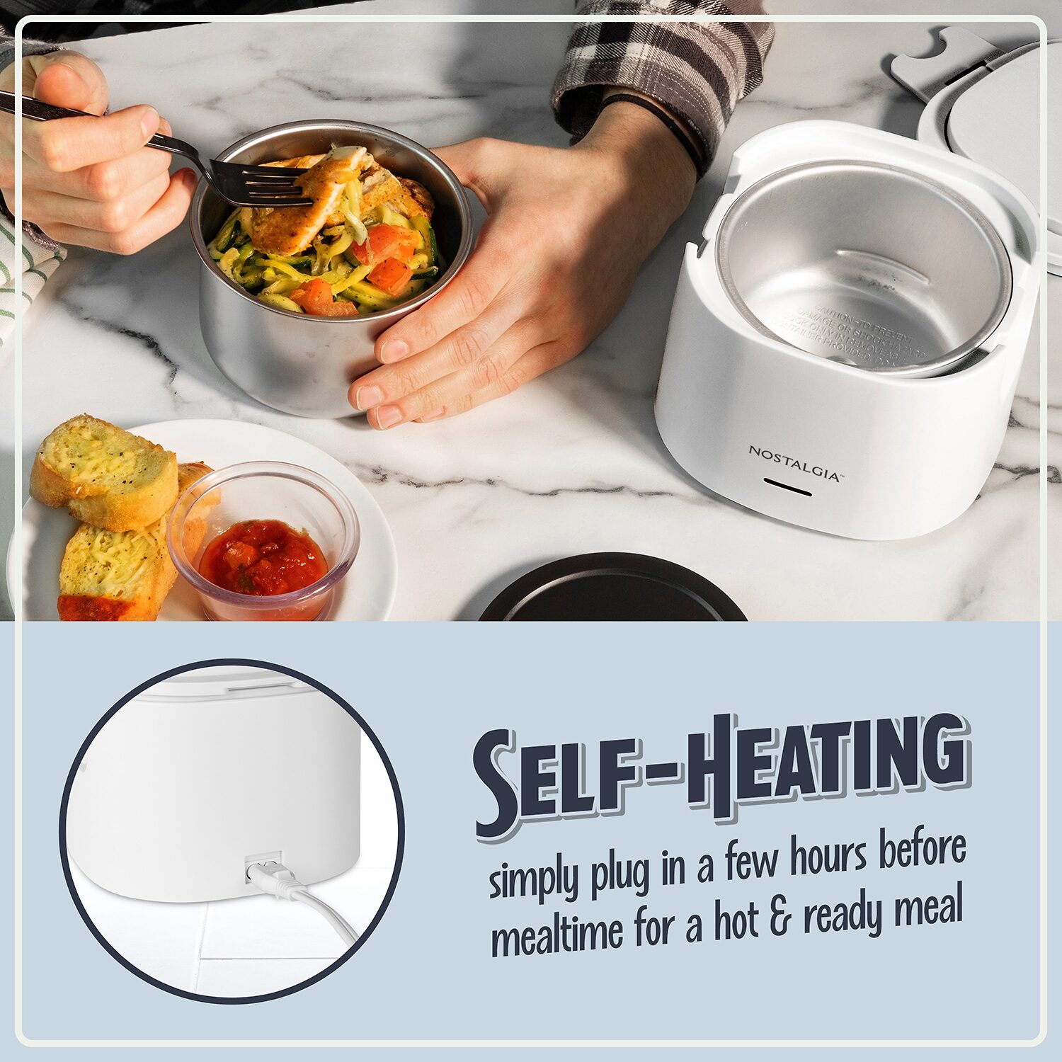 Nostalgia 20oz. Portable Heated Lunchbox