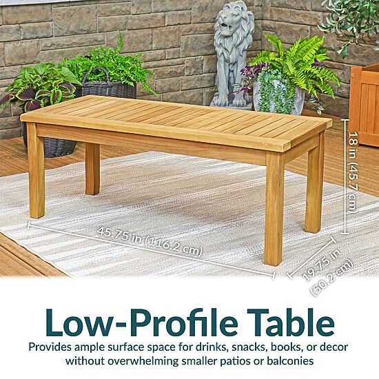 Sunnydaze Coffee Table