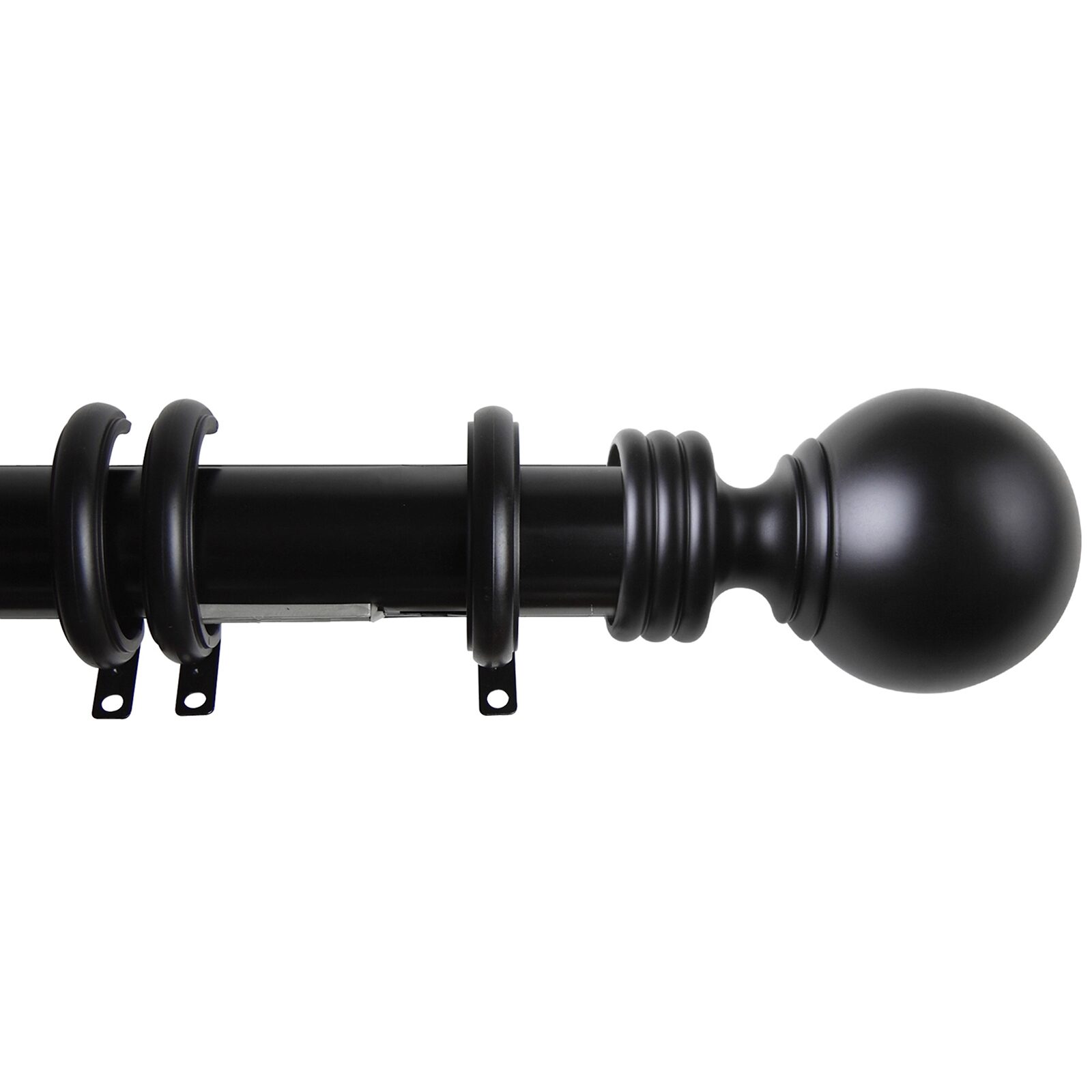 Rod Desyne Sphere Traverse Adjustable Curtain