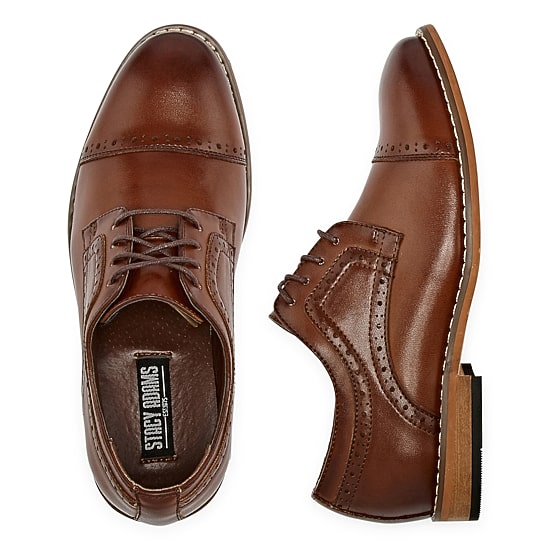 Stacy Adams Dickinson Little & Big Kid Boys Cap Oxford Shoes