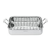 Cuisinart Chefs Stainless Steel 16" Roasting Pan with U Rack
