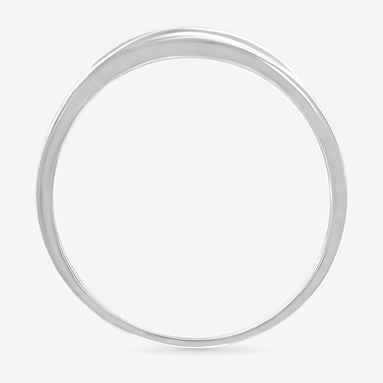Mens 5MM 1/6 CT. T.W. Natural White Diamond 10K Gold Wedding Band