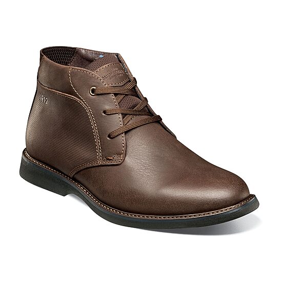Nunn Bush Mens Otto Pt Chukka Flat Heel Chukka Boots
