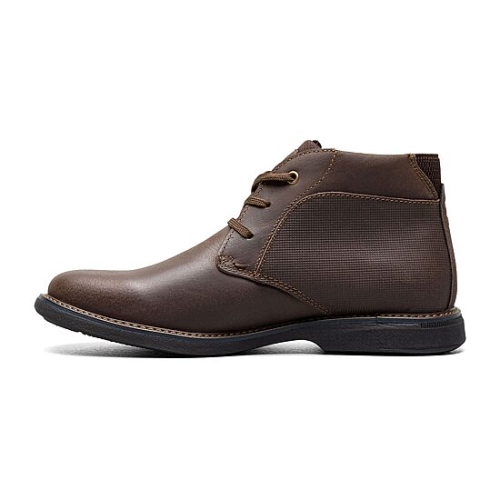 Nunn Bush Mens Otto Pt Chukka Flat Heel Chukka Boots