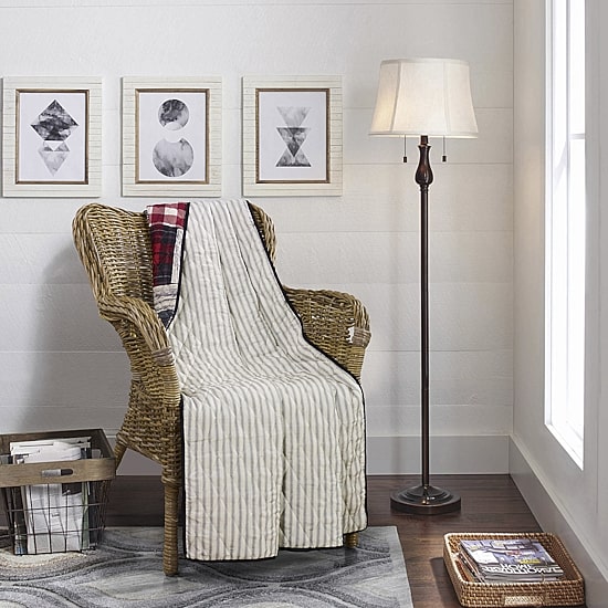 Your Lifestyle By Donna Sharp Timber Washable Reversible Lightweight Throw