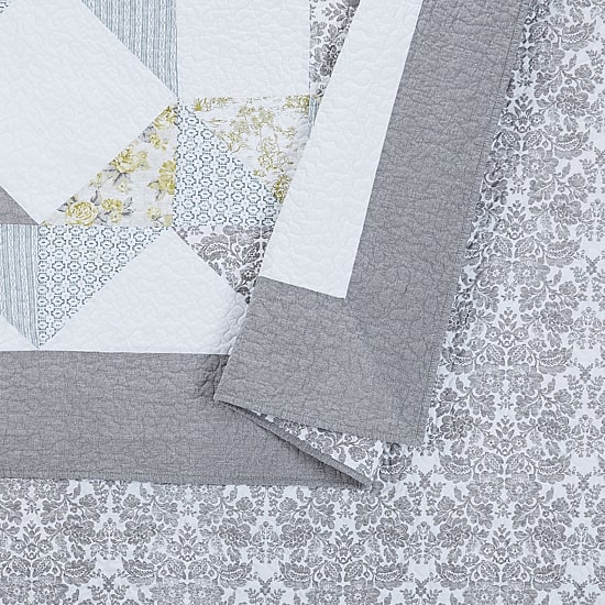 Mary Jane's Home Reine-Marie 3-pc. Embroidered Quilt Set