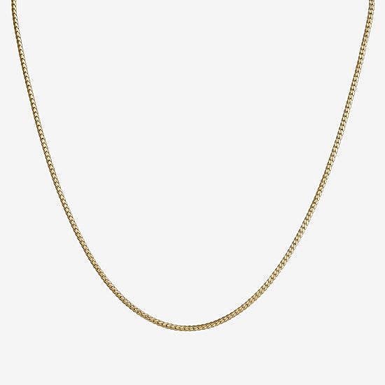 Made in Italy Unisex Adult 14K Gold 18 Inch Curb Chain Necklace
