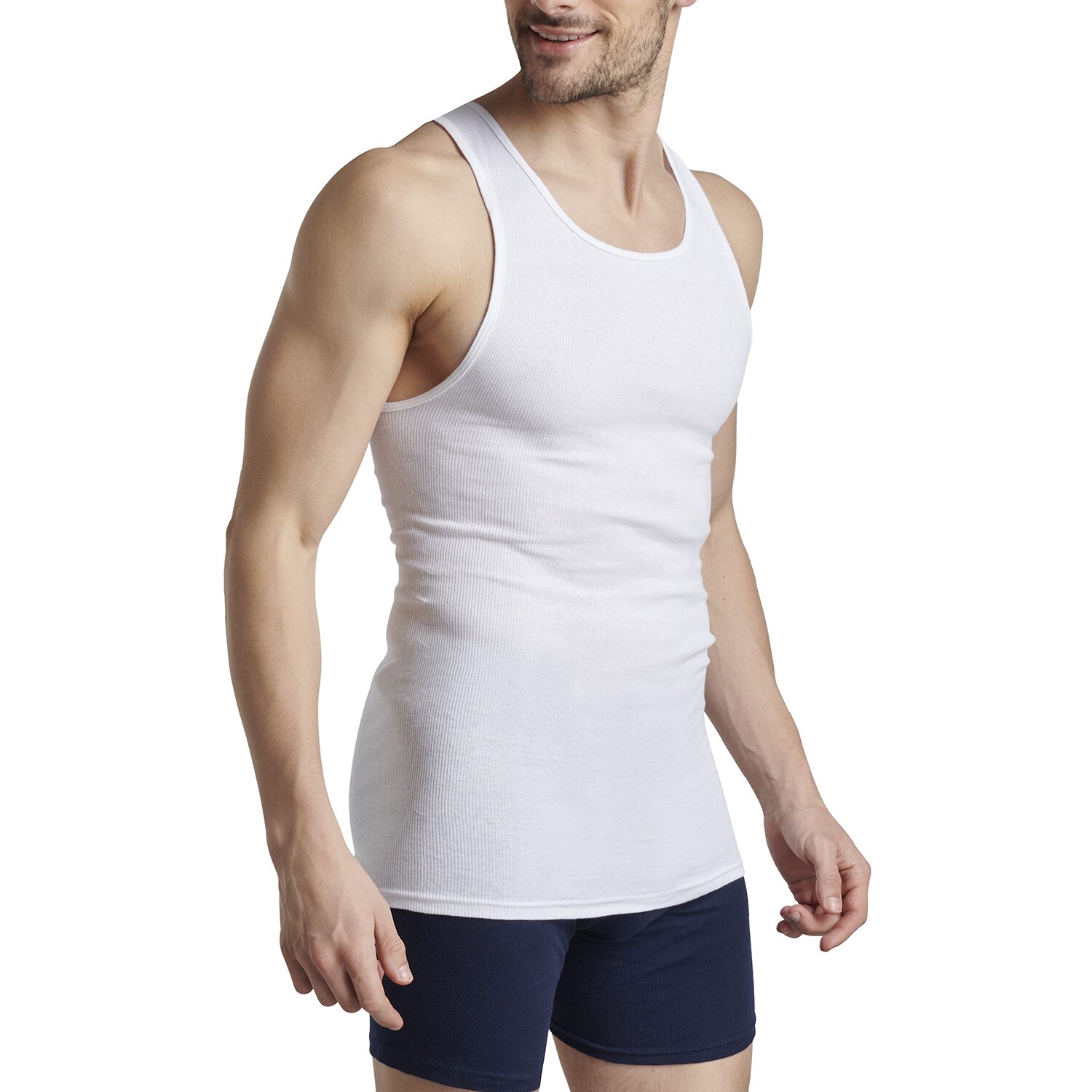 Fruit of the Loom Premium Bonus Pack Mens Crew Neck Sleeveless 6 Pack Tank