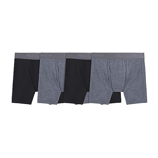 Fruit of the Loom 360 Stretch Coolsoft Mens 4 Pack Boxer Briefs Stc4bb1j