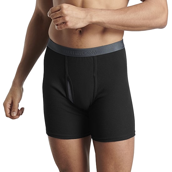 Fruit of the Loom Cool Zone Fly Mens 4 Pack Boxer Briefs Jc4bl7c