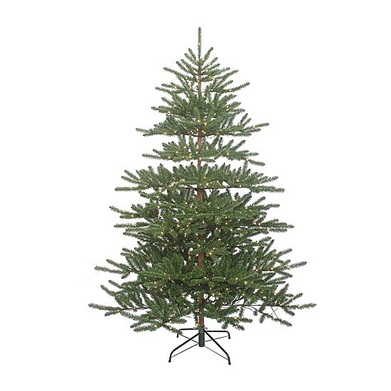 Kurt Adler White Led Mountain 7 Foot Pre-Lit Pine Christmas Tree