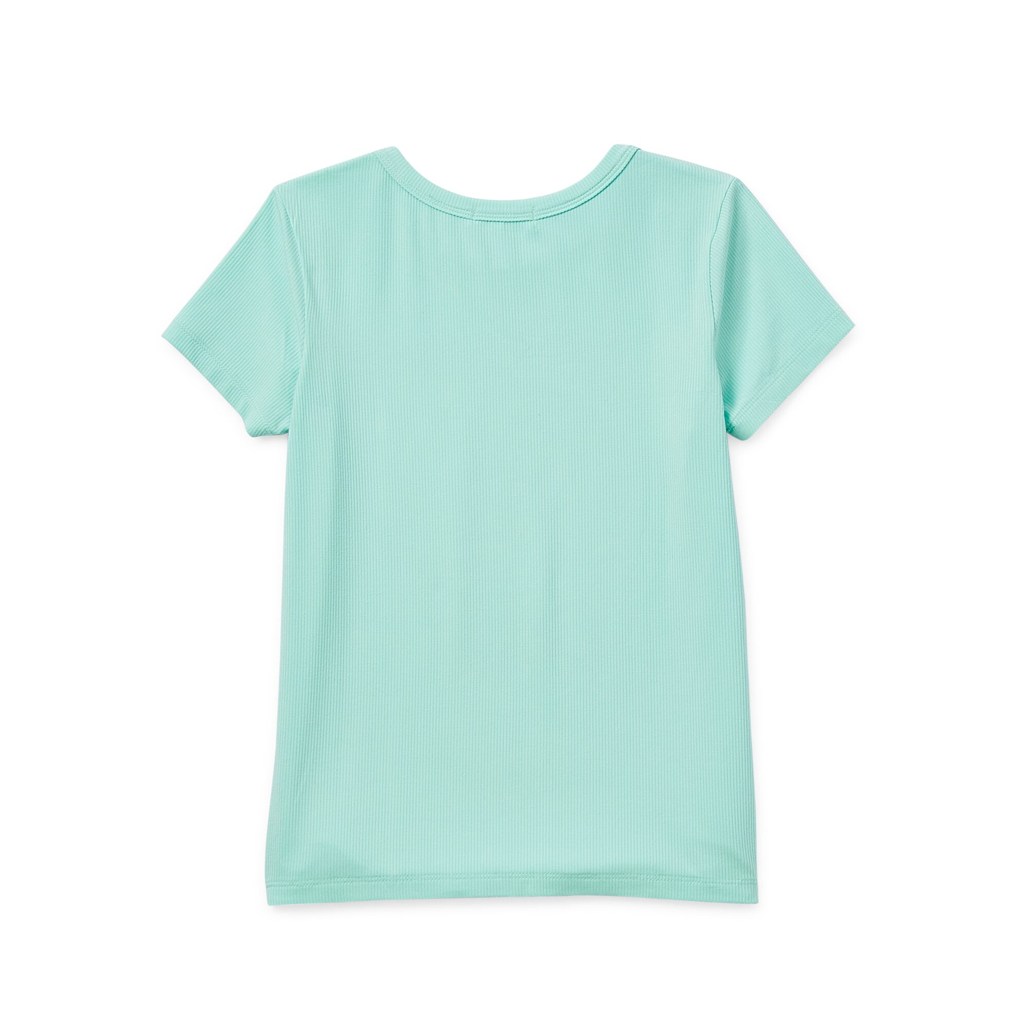 Eyeshadow Big Kid Girls Round Neck Short Sleeve Regular Fit Graphic T-Shirt