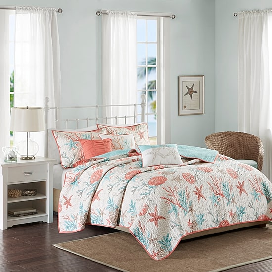 Madison Park Pacific Grove 6-pc. Quilt Set