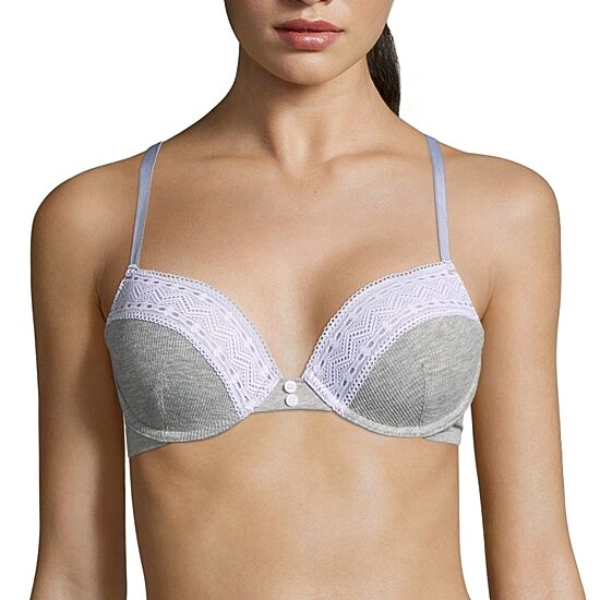Flirtitude My Fave Tee w/ Lace Bra