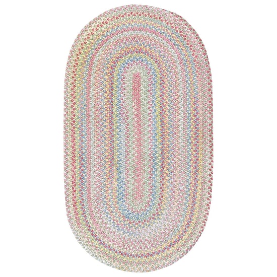 Capel Baby's Breath Oval Braided Rug