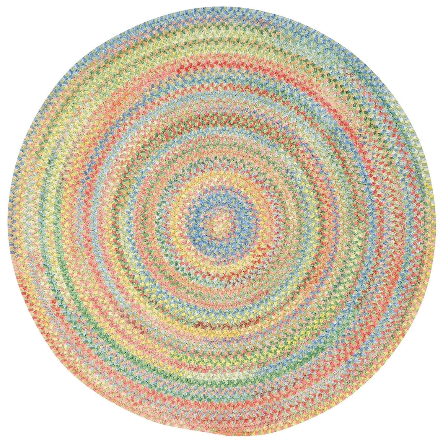 Capel Inc. Baby's Breath Concentric Braided RoundRugs