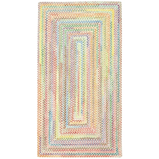 Capel Inc. Baby's Breath Concentric Braided Rectangular Rugs