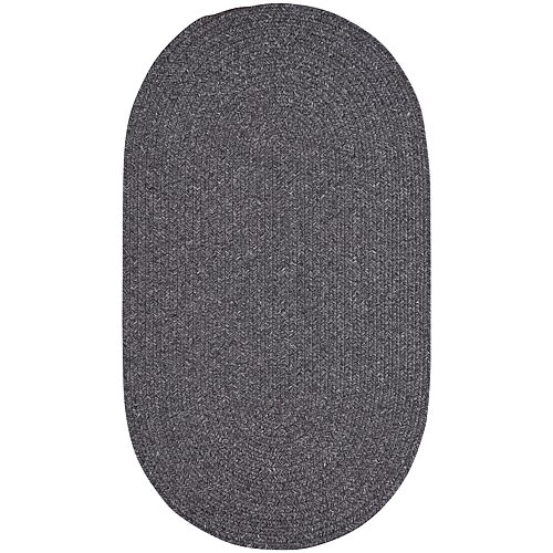 Capel Inc. Candor Concentric Braided Oval Rugs In Brown