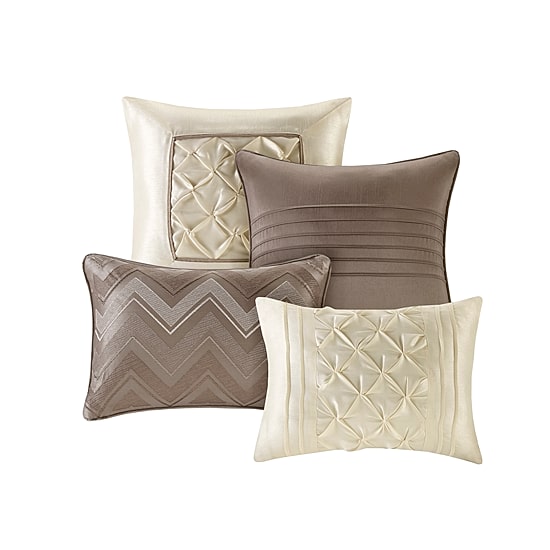 Madison Park Essentials Loretta 24-Pc Complete Bedding Set with Sheets and Window Treatments