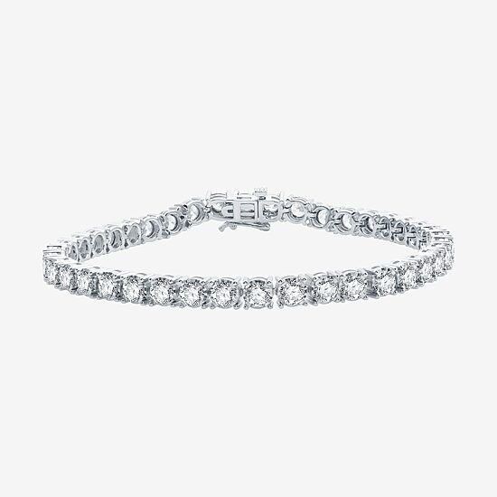 8 Ct.T.W. Womens Natural Diamond 10K Gold 7.5 Inch Tennis Bracelet