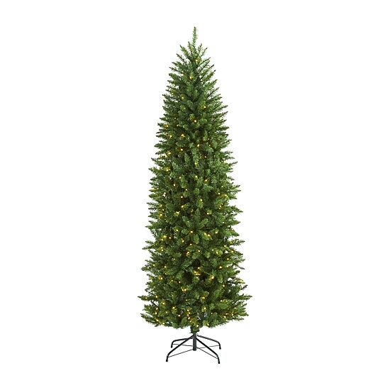 Nearly Natural 6 1/2 Foot Pre-Lit Pine Christmas Tree