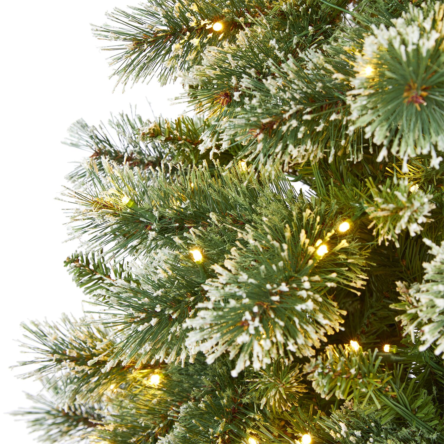 Nearly Natural Foot Pre-Lit Pine Christmas Tree