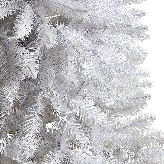 Nearly Natural 4 Foot Pre-Lit Fir Christmas Tree