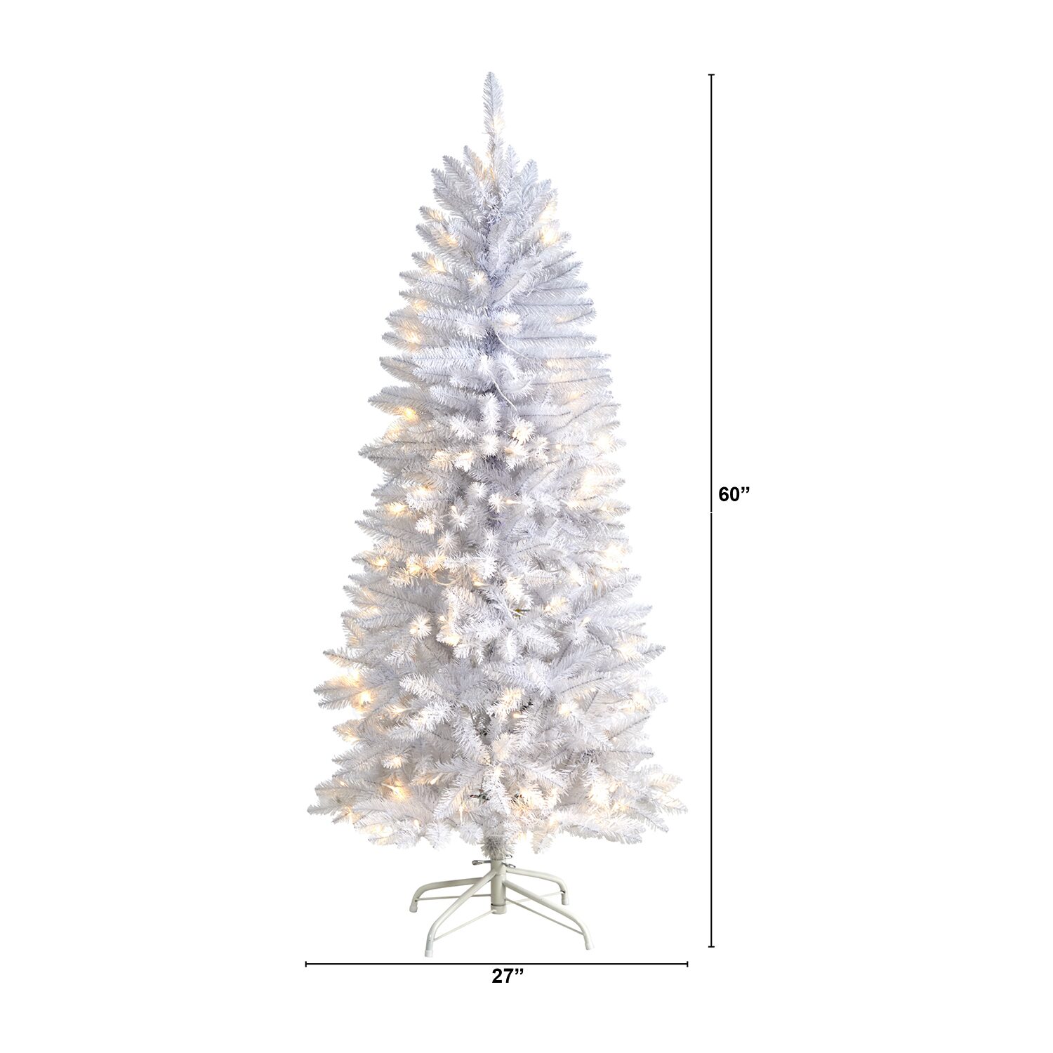 Nearly Natural Foot Pre-Lit Fir Christmas Tree