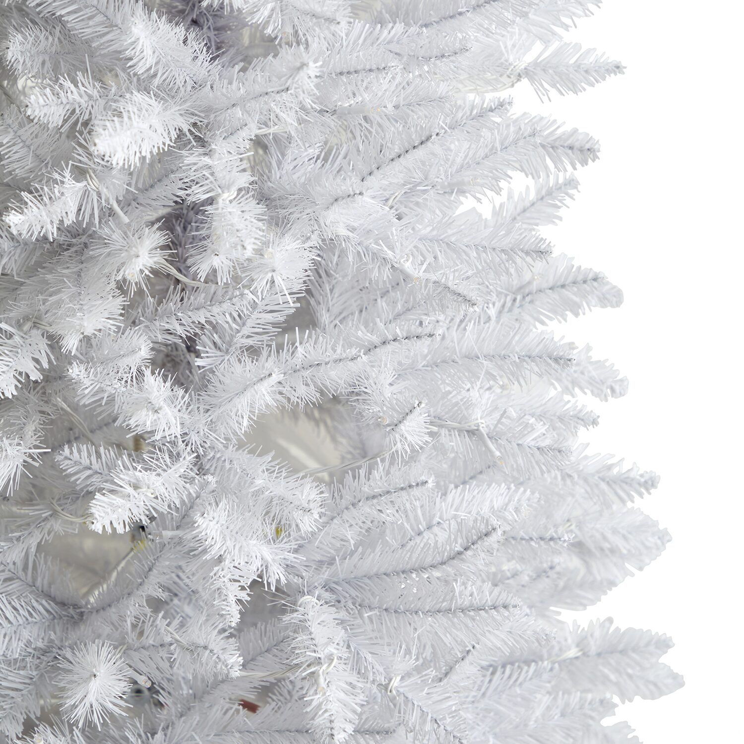 Nearly Natural 6 Foot Pre-Lit Fir Christmas Tree
