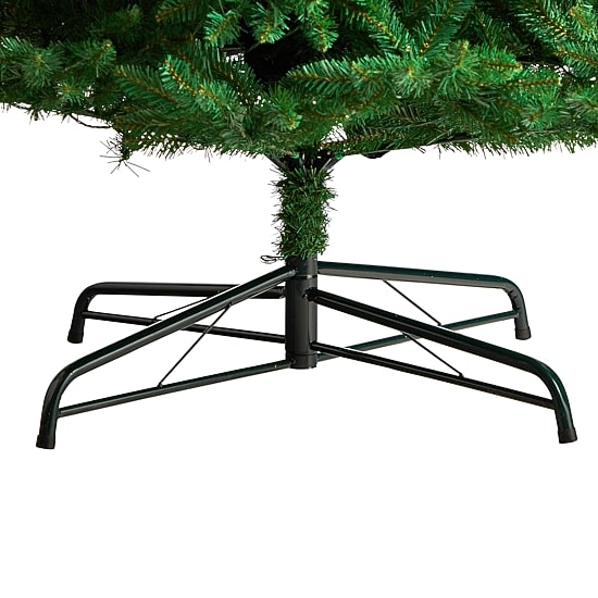 Nearly Natural 12 Foot Pre-Lit Pine Christmas Tree