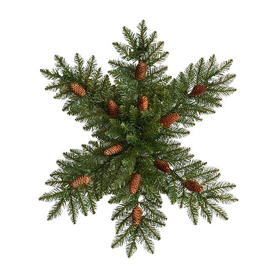 Nearly Natural Pre-Lit Wreath