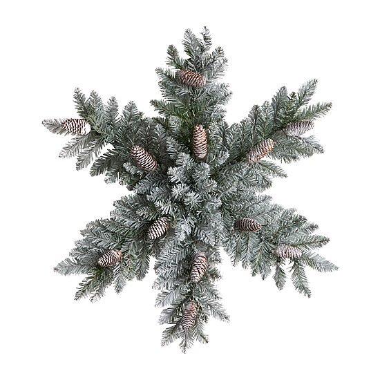 Nearly Natural Pre-Lit Wreath