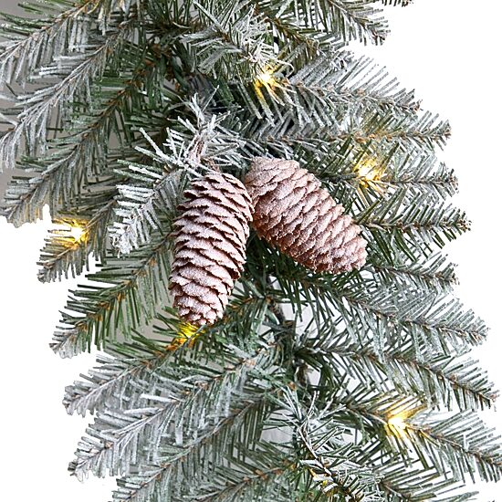 Nearly Natural Pre-Lit Wreath