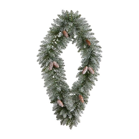 Nearly Natural Pre-Lit Wreath