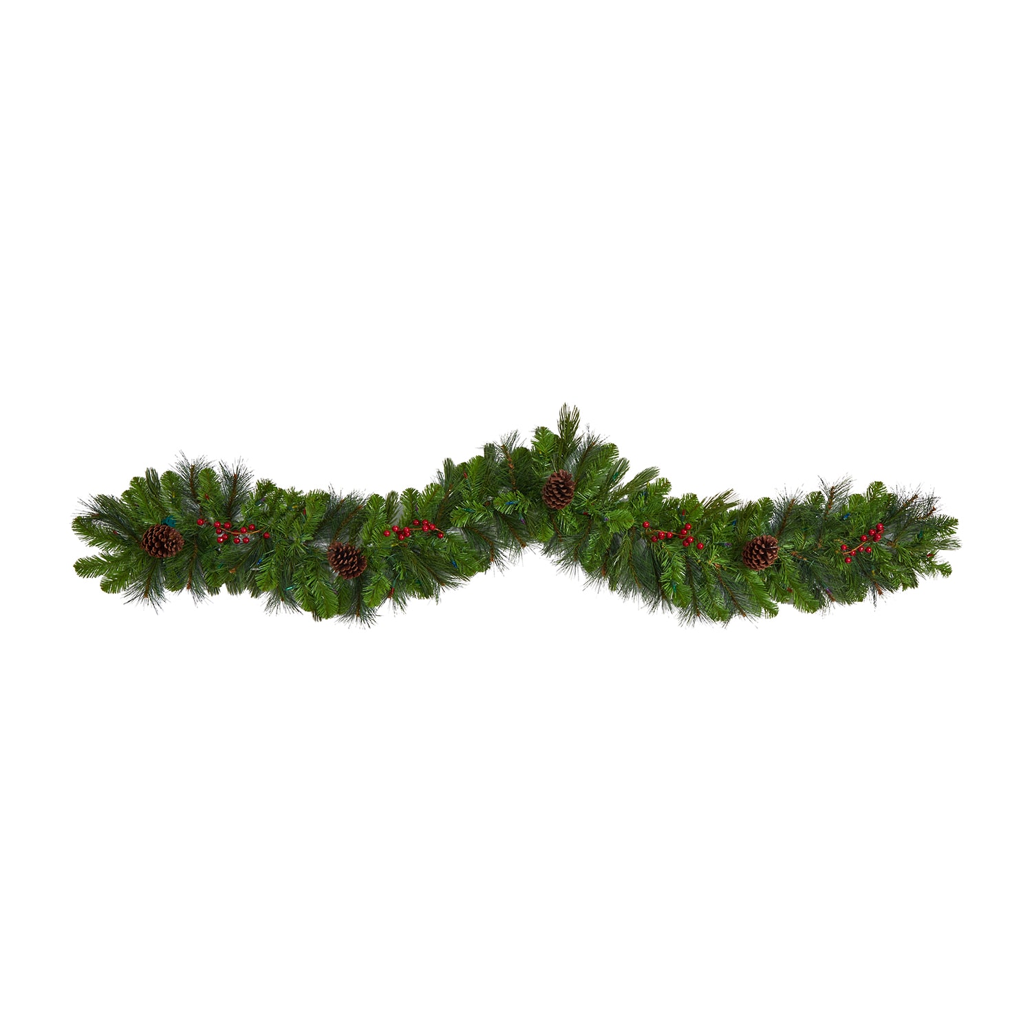 Nearly Natural Pre-Lit Indoor Garland
