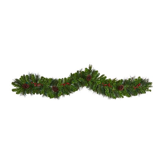 Nearly Natural Pre-Lit Indoor Garland