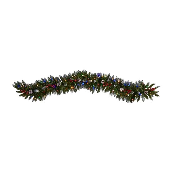 Nearly Natural Pre-Lit Indoor Garland