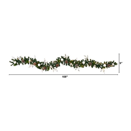 Nearly Natural Pre-Lit Indoor Garland