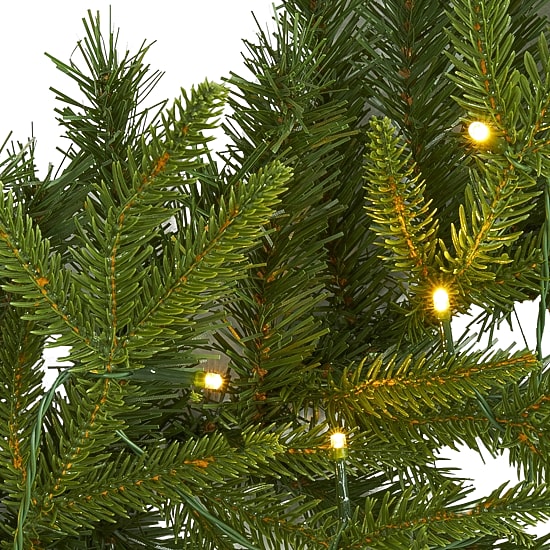 Nearly Natural Pre-Lit Indoor Garland