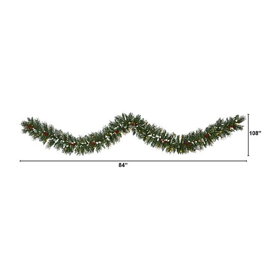 Nearly Natural Pre-Lit Indoor Garland