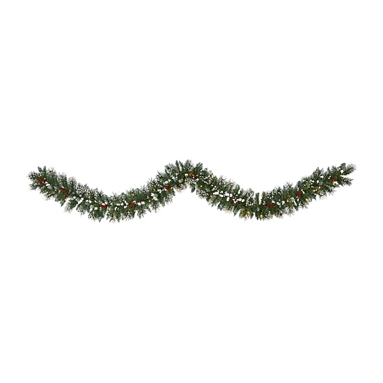 Nearly Natural Pre-Lit Indoor Garland