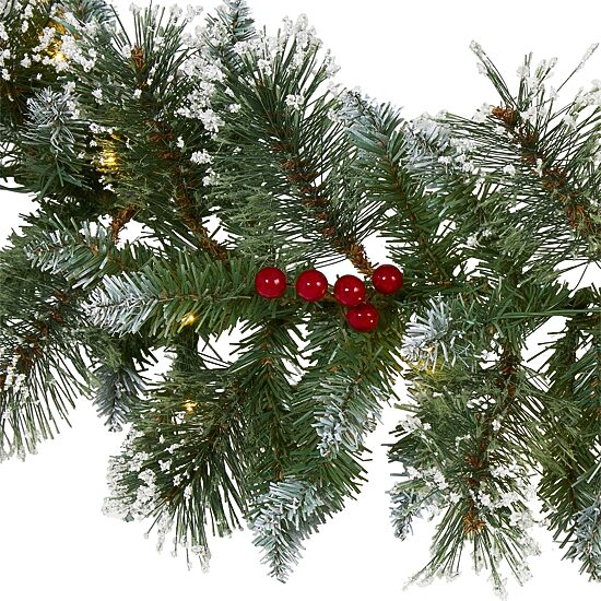 Nearly Natural Pre-Lit Indoor Garland