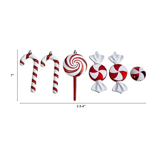 Nearly Natural 6-pc. Christmas Ornament