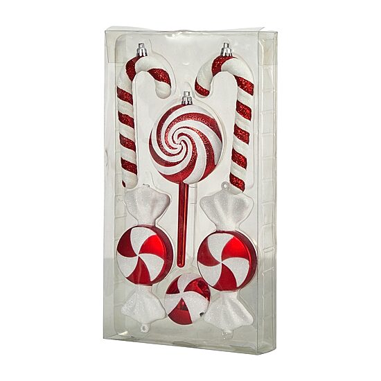 Nearly Natural 6-pc. Christmas Ornament