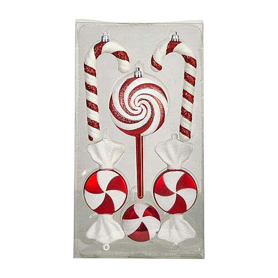 Nearly Natural 6-pc. Christmas Ornament