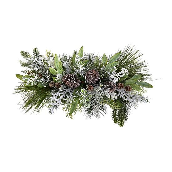 Nearly Natural Evergreen Pinecone Tabletop Decor